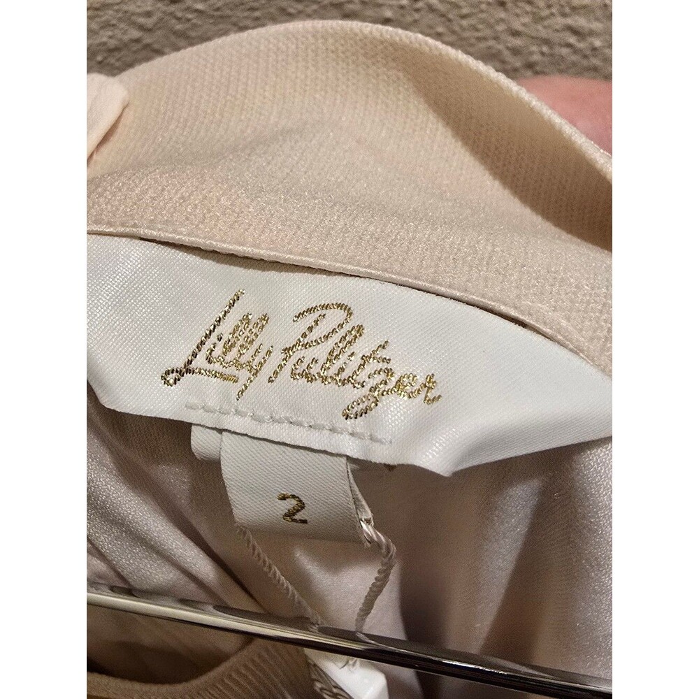 LILLY PULITZER Kendrick Midi Skirt in Gold Sequin NWT Sz 2 - Picture 4 of 6